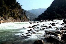 whitewater rafting tour in himalayan range